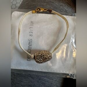 Atelier Swarovski Gold and Silver Crystal Bracelet